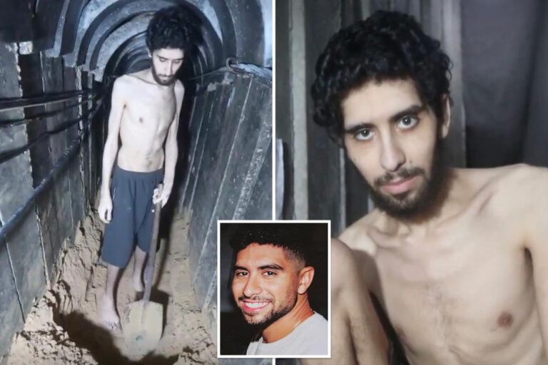Hamas releases chilling video of ‘living skeleton’ hostage Evyatar David
